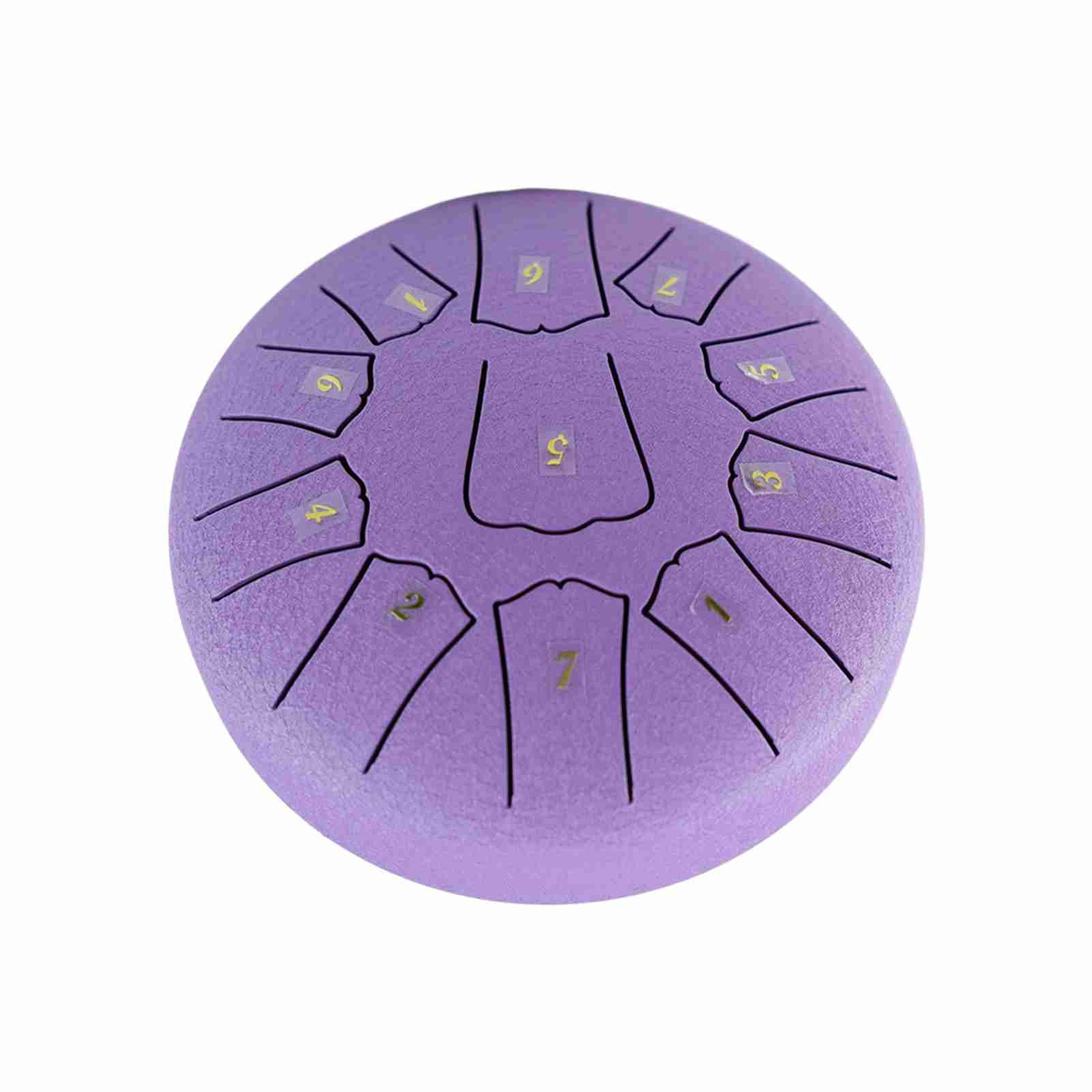 tongue drum Drum Steel Tongue Drum 6 Inch 11 Notes D Key Percussion Instrument Portable with Drum Mallets for Meditation Yoga Beginners Majors Family Friends Christmas Gift Handpan