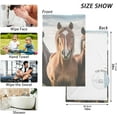 thumbnail image 3 of GZHJMY Cute Horses Hand Towels Set of 2 Pack - 16 x 28 Inches Extra Absorbent Pure Washcloth Towels, Super Soft Hand Towel for Bathroom, Hotel, Kitchen, Gym, 3 of 7