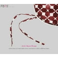 thumbnail image 5 of FBTS Prime 16x17 inch All-Weather Red Geometric Outdoor Seat Pads, Pack of 4, 5 of 7