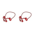 thumbnail image 1 of Auricular Recargable Methold Bluetooth Gancho para la oreja con Cancelación de ruido Rojo 2Conjunto, 1 of 6
