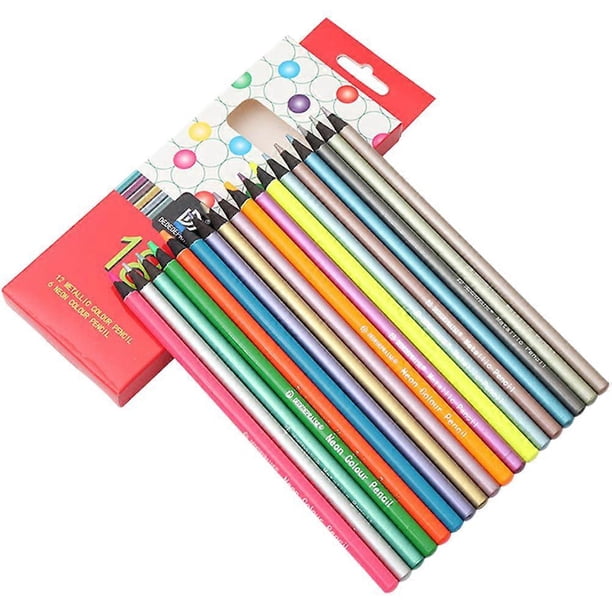 18pcs Colored Pencils Art Drawing Pencils Kids Graffiti Pencil Coloring Pencils