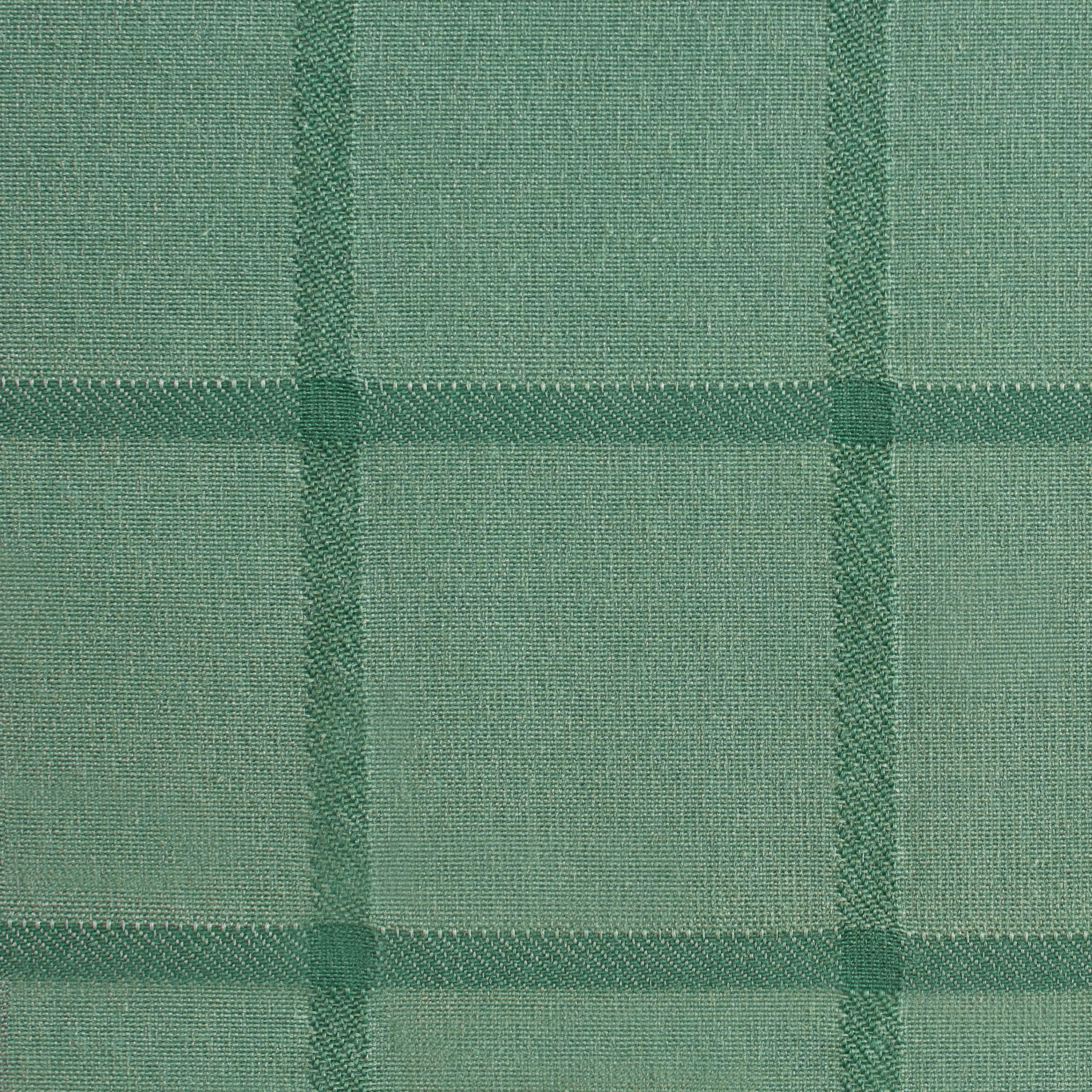 Mainstays Green Plaid Shower Curtain, Polyester-Cotton Blend, 72 in x 72 in
