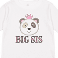 thumbnail image 4 of Inktastic Big Sis Panda Sister Announcement Girls Long Sleeve Toddler T-Shirt, 4 of 5