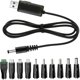 thumbnail image 1 of wonima11 USB to DC 9V 12V Charging Cable, Universal Power Cord for Toys,Watches,Speaker,Camera,Monitor,Table Lamp,Phones,LED Light Strip, Router, DC 5.5 x 2.1mm with 10 Connector 3.3FT, 1 of 1