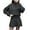 Dark Gray, variant on Two Piece Sets for Women Turtleneck Long Sleeve Knit Tops and Mini Skirts Spring Summer Solid Color Trendy Bodycon Matching Sets
