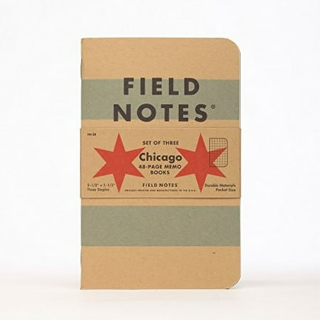 field notes chicago graph paper 3-pack