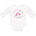thumbnail image 3 of Inktastic My Pop Pop Loves Me with Cute Rainbow Unicorn Boys or Girls Long Sleeve Baby Bodysuit, 3 of 5