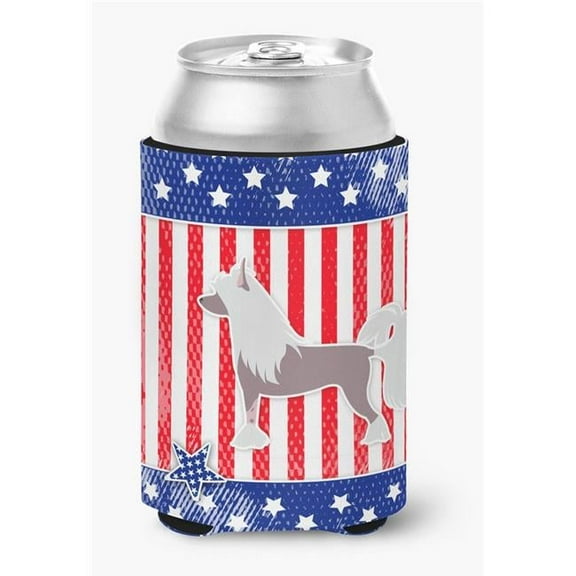 USA Patriotic Chinese Crested Can or Bottle Hugger