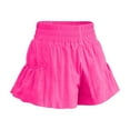 thumbnail image 3 of Jzuxvd Womens High Waisted Shorts Athletic Running Shorts Workout Gym Quick Dry Flowy Shorts with Pockets Hot Pink M, 3 of 5