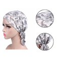 thumbnail image 3 of Bonnet de Chimiothérapie Imprimé Foulard Femme Coton Turban Musulman Extensible Perte de Cheveux Baotou Noué Couvre-Chef, 3 of 4