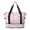 Breast Cancer Ribbon Heart Star, variant on Breast Cancer Ribbon Flower Word Expandable Travel Tote Bag, Luggage Sleeve Travel Bag with Dry Wet Pockets, Waterproof Dacron Gift Ideas for Holiday Birthday Gifts