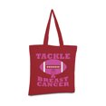 thumbnail image 2 of Awkward Styles Tackle Breast Cancer Tote Bag Breast Cancer Ribbon Canvas Bag Cancer Support Gifts for Cancer Survivor Breast Cancer Awareness Bag Pink Ribbon Shopping Bag Cancer Awareness Grocery Bag, 2 of 5
