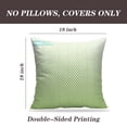 thumbnail image 2 of LALILO Throw Pillow Covers Dot Green Blue Polka Tone White Art Backdrop Cushion Cover 18" x 18", 2 Pack, 2 of 6