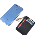 thumbnail image 3 of Women's Slim Front Pocket Wallet Card Holder Credit Card Holder with Key Ring, 3 of 5
