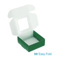 thumbnail image 4 of 3.5"x3.5"x1.5" Paper Soap Box with Window, 30 Pack Homemade Soap Boxes for Birthday Christmas, Dark Green, 4 of 6