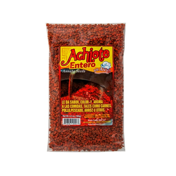 Achiote Entero Natural Salvadoreño | Sabor y Color Tradicional | 6.5 Oz