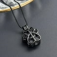 thumbnail image 4 of Pet Cremation Jewelry for Dog/Cat Paw Stainless Steel Memorial Locket Urn Necklace with Hollow Urn Cremation Jewelry for Ashes, 4 of 6