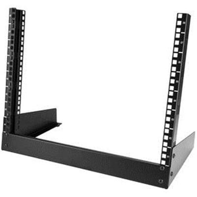 StarTech 8U Desktop Rack - 2-Post Open Frame Rack - 19in Open Frame Desktop Rack - 8U (rk8od)