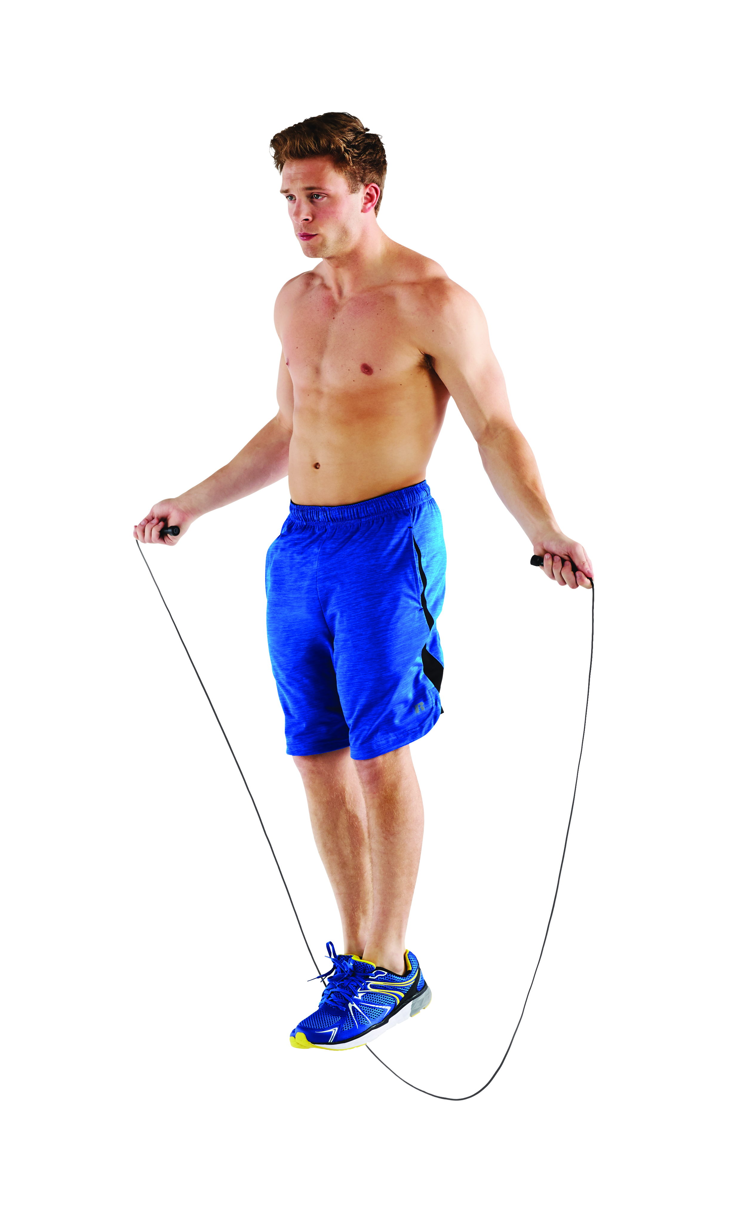 Athletic Works Speed Jump Rope with Light Weight Handles, 9' Length, Black - image 3 of 7
