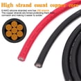 thumbnail image 2 of Cable de soldadura Taukealugs, calibre 6 AWG, cable UL1015, alimentación por batería, 2 of 8