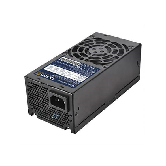 700W, TFX form factor, single 12V rails with 58.3A output, Silent 80mm Fan with 18~36dBA, efficiency 80Plus GOLD certification, fixed cable,4x 6 2pin PCI-E.