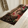 thumbnail image 4 of simhoa Christmas Door Mat Non-Slip Cozy Easy Care Flange Decor Machine Washable Rug for 11 60x180cm, 4 of 8