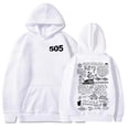 thumbnail image 4 of Sudadera con capucha 505 Arctic Monkeys Music Merch Regalo para fanáticos Suéteres Tops Ropa de calle Unisex, 4 of 5