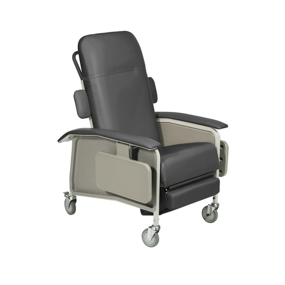 Drive Medical Hospital Geri Chair Recliner Chair, Charcoal
