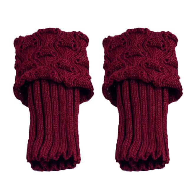 Leg Warmers for Women for Winter 80s Ribbed Knit Leg Warmer Winter Warm Long Boot Socks