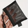 thumbnail image 4 of HLONK Mini Mesh Coin Purse  Zipper Portable Clutch Wallet  Versatile Simple Storage Bag  for Boys Girls Small Card Bag, 4 of 7