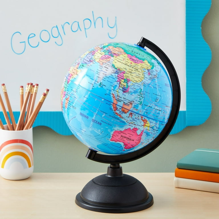 たまごっちコネクション BLUE WORLD GLOBE EARTH MAP 40Cm Inflatable World Globe Map Ball Earth Geography Blow