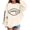Beige, variant on Girls Baseball Pullover Sweatshirts Oversized Long Sleeve Casual Tops Teen Kids Cute Sweatshirts Clothes School Hoodie