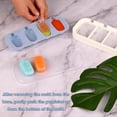 thumbnail image 2 of 1.2 oz Super Mini Popsicle Silicone Molds for Kids, 2 PCS Classic Homemade Ice Pop Molds With Sticks and Lid, Stackable Ice Cream Molds, 2 of 5