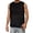 Black, variant on Tank Tops Men Summer Casual Loose Fit Lace Hollow out See through Crewneck Sleeveless Shirt Beach Tanks