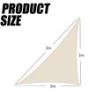 thumbnail image 4 of Voile d'ombrage carré beige paquete 1 3×3×3m, 4 of 5