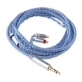 thumbnail image 1 of Cable IEM Linsoul Tripowin Zonie de 16 núcleos chapado en plata, 1,25 m, 1 of 5