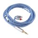 thumbnail image 1 of Cable IEM Linsoul Tripowin Zonie de 16 núcleos chapado en plata, 1,25 m, 1 of 5