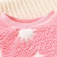 thumbnail image 4 of Fozruso Girls Short Sets Baby Girls Spring And Winter Night Printed Long Sleeve Hoodie + Matching Color Casual Pants Two Piece Set,9-12 Months(Pink), 4 of 6