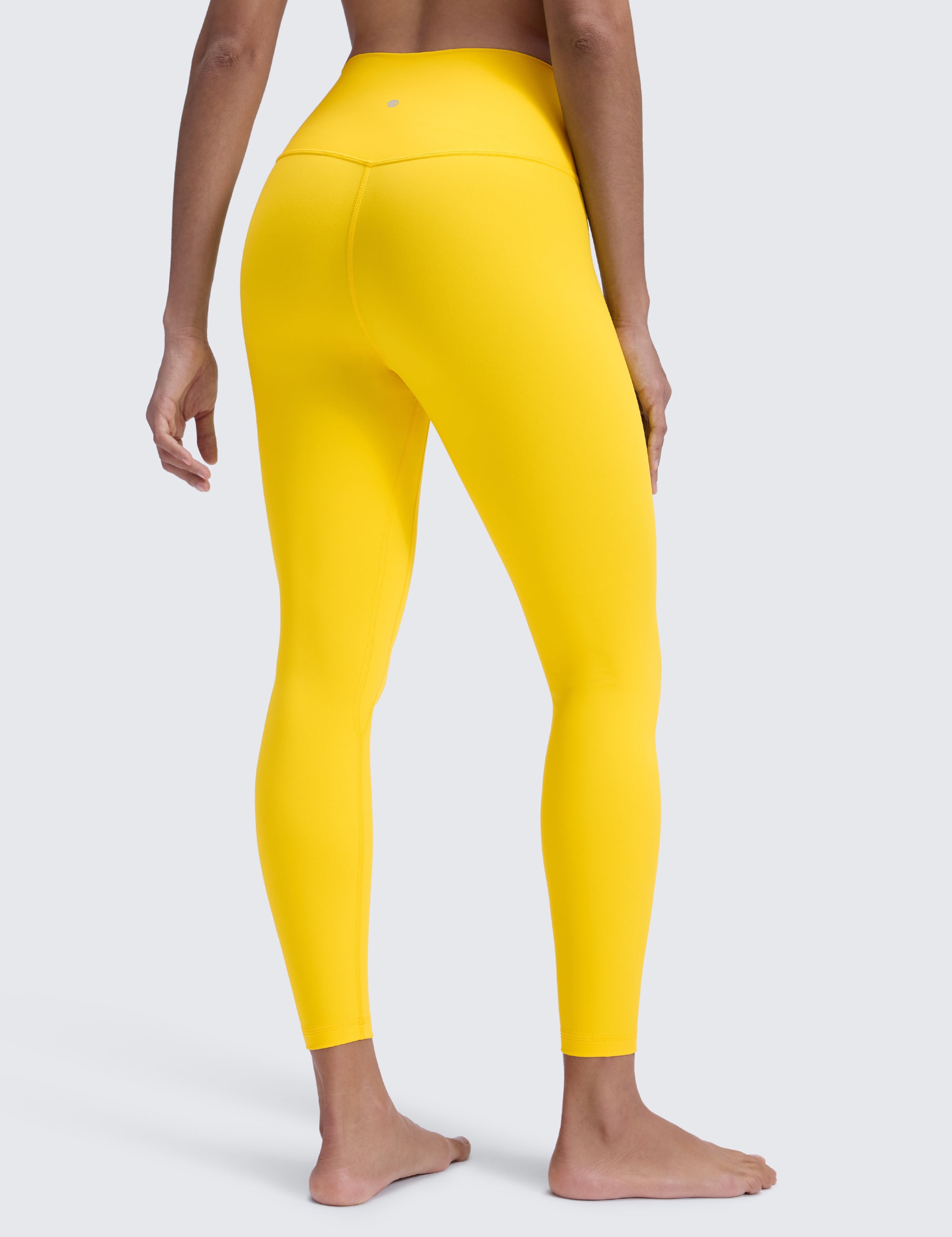 CRZ YOGA Womens Brushed Naked Feeling Workout Leggings 25 Inches High Waist
