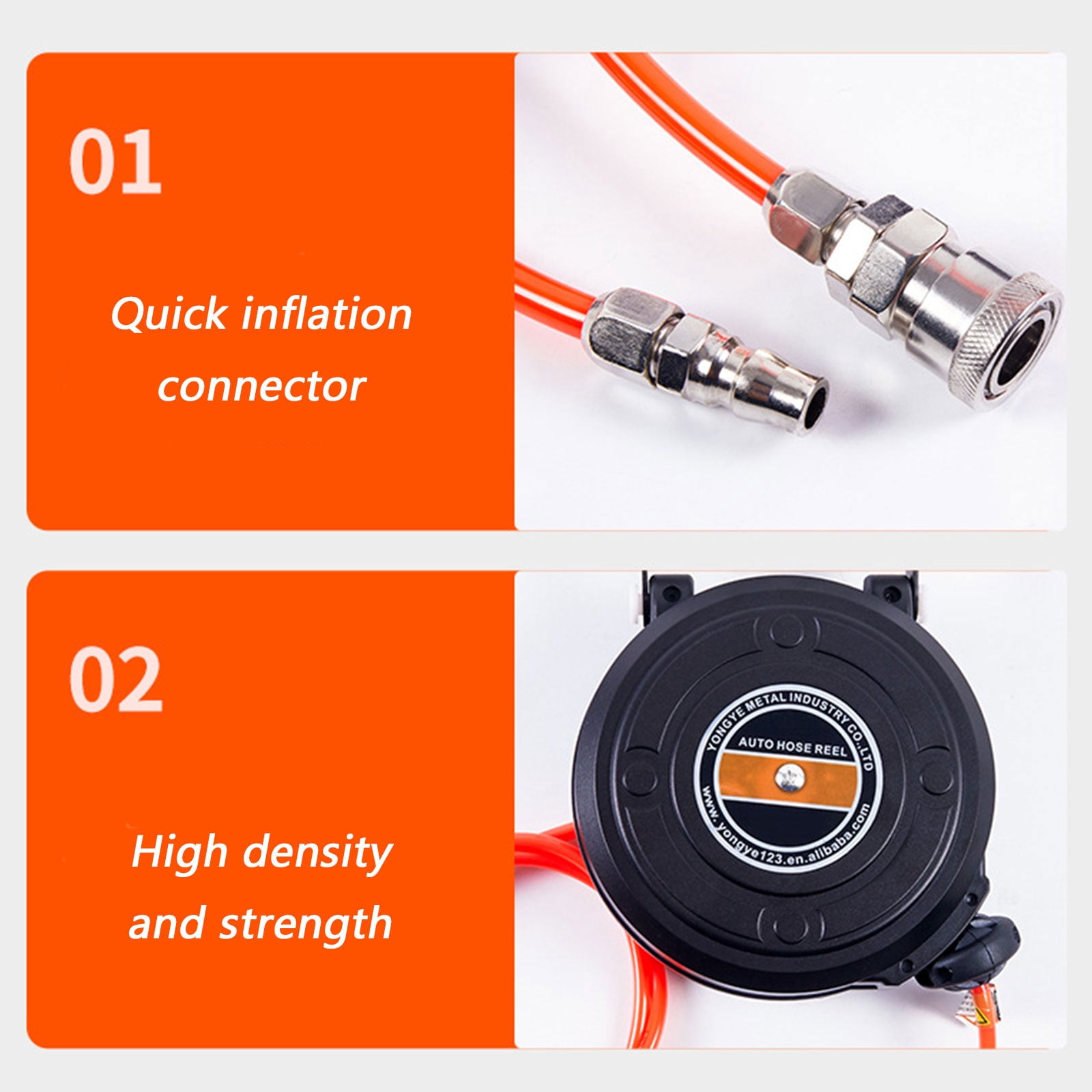 Miniature Practical Air Hose Reel Pneumatic Tool Compacts for Automotive Tools with Automatic Retractable Efficiency