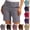 #02 Gray, variant on Stretch Slim Fit Bermuda Shorts for Women Mid Waist Straight Leg 7 Inch Inseam Pants Comfy Casual Summer Walking Golf Hiking Shorts with Pockets, #02 Navy, S