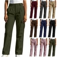 thumbnail image 2 of Oksale Hiking Pants Women for Camping Climbing High Waisted Cargo Pants Comfy Straight Leg Trousers for Climbing 2026 Brown XL, 2 of 8