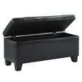 thumbnail image 3 of Ottomane De Rangement Similicuir – Noir, 3 of 4