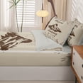 thumbnail image 4 of catabedysis Boho Camping Zipper Full Size Comforter Sets with Fitted Sheet and 2 Pillowcases,Mountain Print Zipper Bedding Set For Boys,Multicolor,Light Gray Reversible,4-Piece, 4 of 7