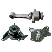 CF Advance Compatible with 11-15 Hyundai Sonata Kia Optima 2.0L 2.4L Engine Motor and Automatic Transmission Mount Set 3PCS A71021 A71001 A7197 2011 2012 2013 2014 2015