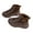 Brown, variant on Women's Warm Fur Round Toe Ankle Boots Platform Non-slip Winter Sneakers Comfortable High-Top Sports Shoes For Driving Walking Black 36