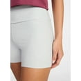 thumbnail image 4 of No Boundaries Faux Sueded Jersey Shorty Shorts, 3'' Inseam, Women's XXS-XXL, 4 of 5
