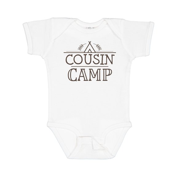 Inktastic Cousin Camp Family Reunion Boys or Girls Baby Bodysuit