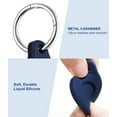 thumbnail image 2 of 4 Pack AirTag Holder with Keychain, Multi-Color Silicone Protective Case for Wallet, Dog Collar, Luggage, Keys, 2 of 5