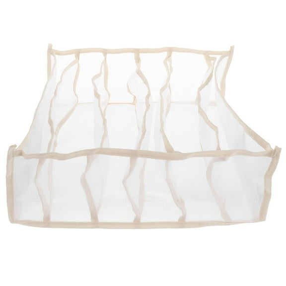 GOOHOCHY Underwear Storage Case Socks Storage Tray Multiple Grids Bra Organizer Container